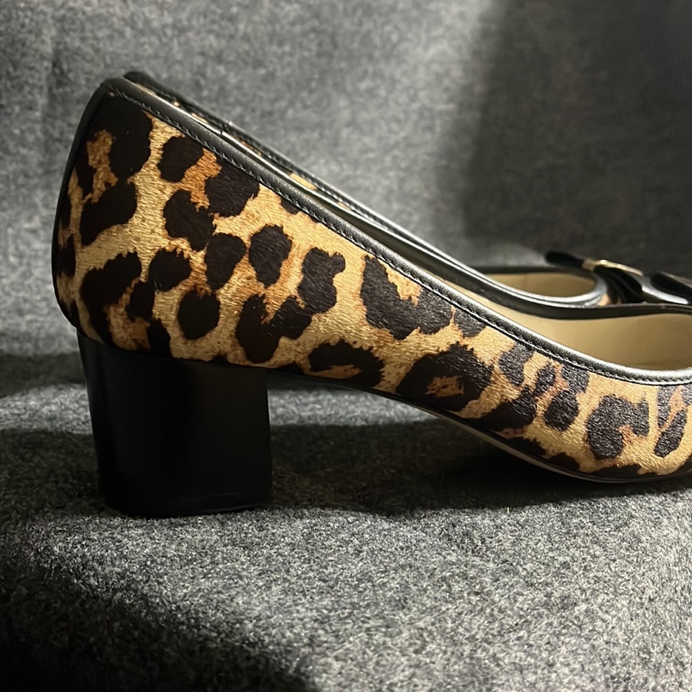 MICHAEL Michael Kors Kiera Mid Pump Leopard Women’s Size 8 - Picture 11 of 14